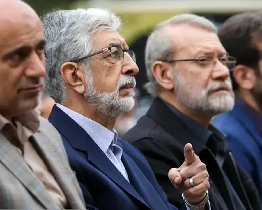 حداد عادل و لاریجانی