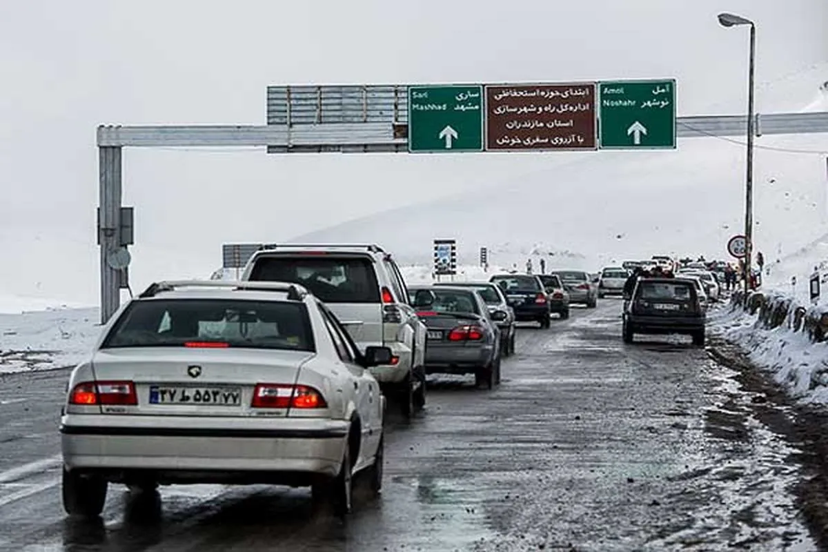 وضعیت جاده‌ها؛ از برف و باران تا ترافیک سنگین