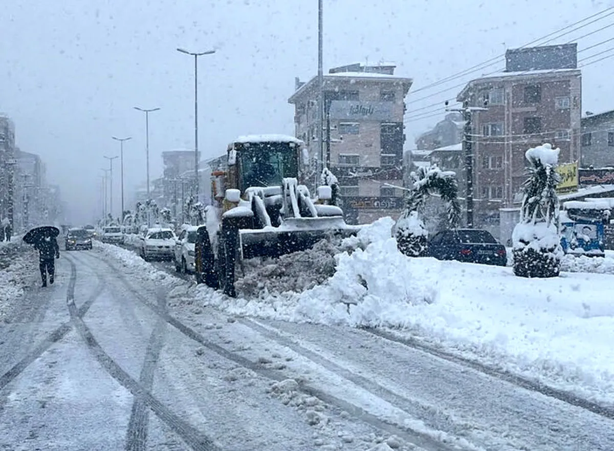 تصویر دیدنی ناسا از پوشش برف ایران + عکس