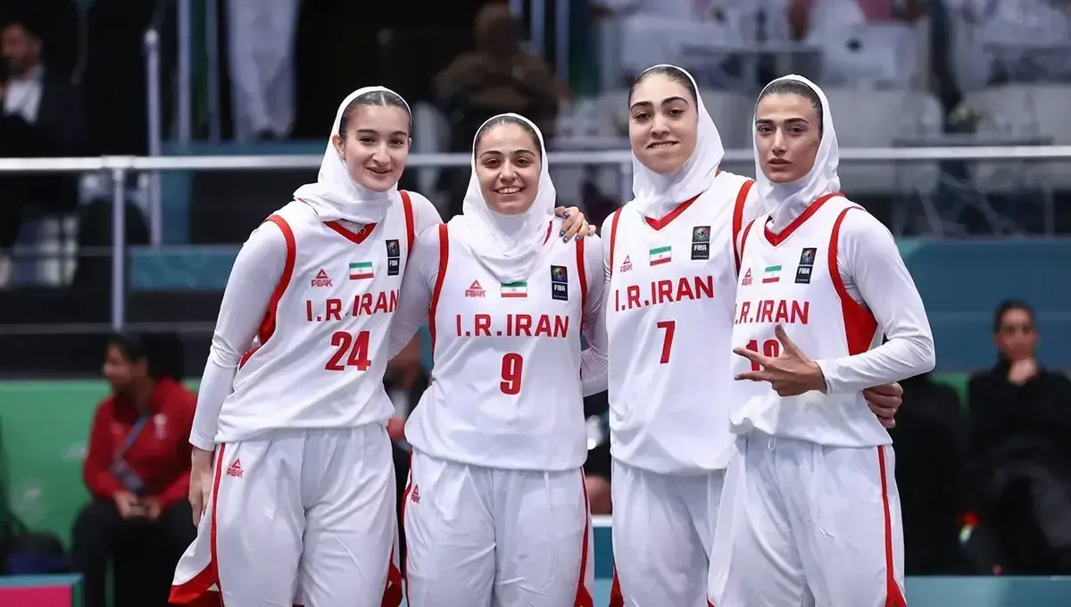 پیروزی بانوان بسکتبال ایران مقابل قطر