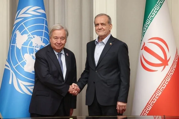 پزشکیان گوترش