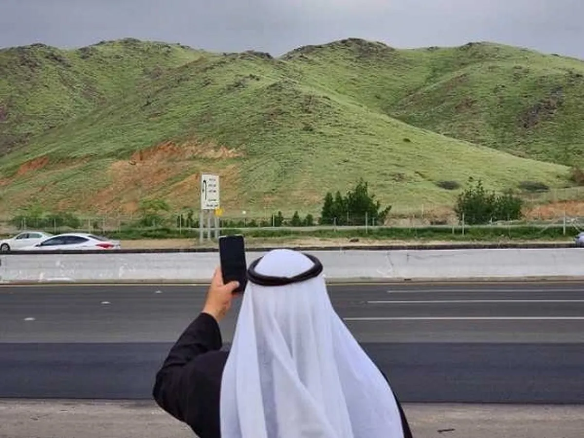 عربستان حتی آب و هوایش را تغییر داد!+ فیلم