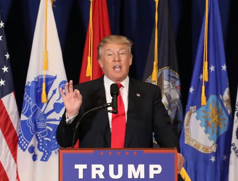 Trump, in law and order speech, calls for African-American support