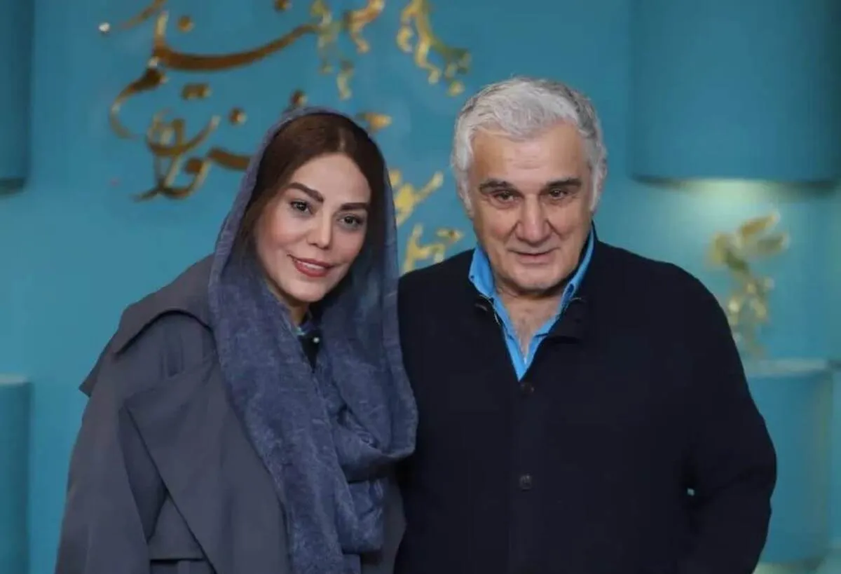 استایل دیدنی مهدی هاشمی و همسر دومش در جشنواره فجر + عکس