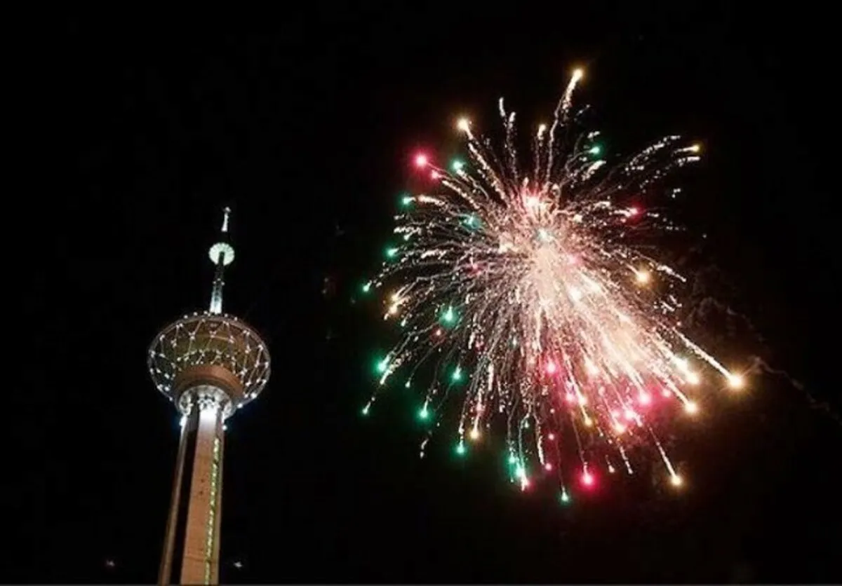 بزرگترین نورافشانی کشور در شب عید فطر