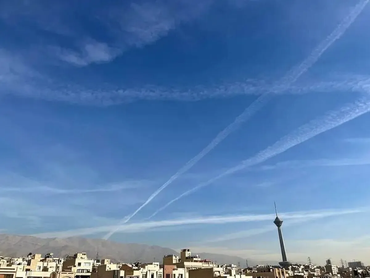 علت دود سفید در آسمان تهران مشخص شد