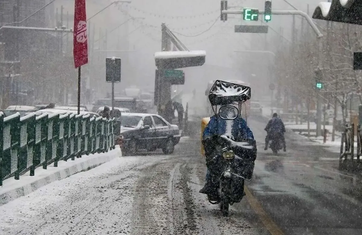 تهران امشب برفی است