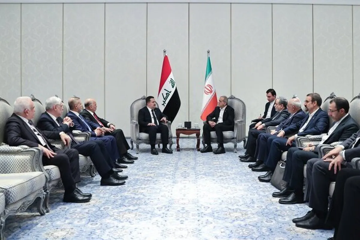 رایزنی پزشکیان با نخست وزیر عراق درمورد حوادث منطقه