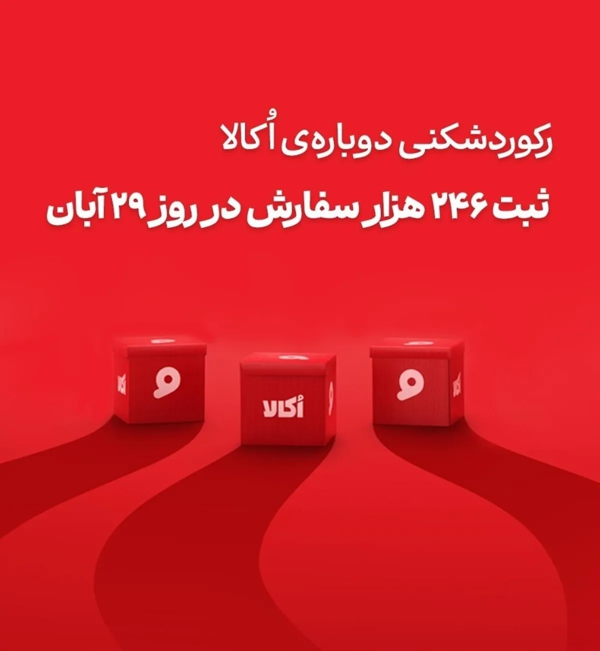 اُکالا بازار آنلاین سوپرمارکتی را از آن خود کرد؛ ۲۴۶ هزار سفارش در یک روز!