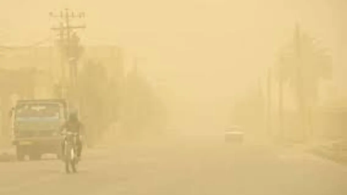 زاهدان در گرد و غبار محو شد