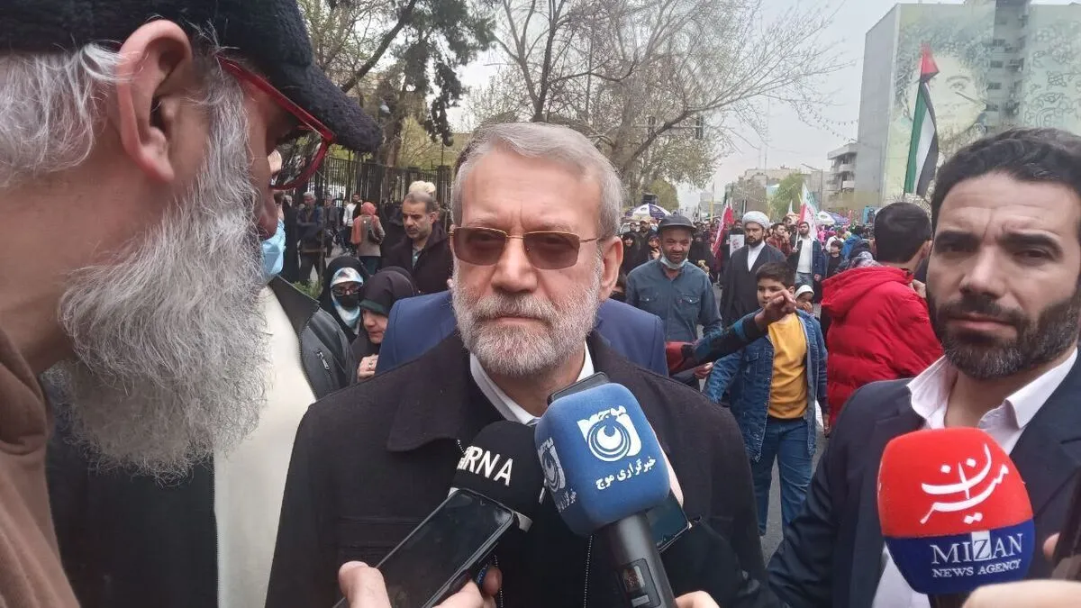 علی لاریجانی: به نتیجه مذاکرات امیدوار هستیم