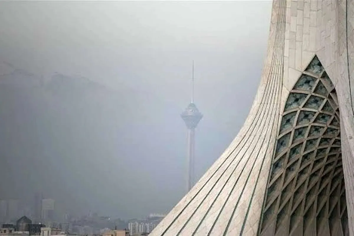 وضعیت نارنجی هوای تهران / شاخص آلودگی هوای تهران امروز سه‌شنبه ۲۳ دی ۱۴۰۴