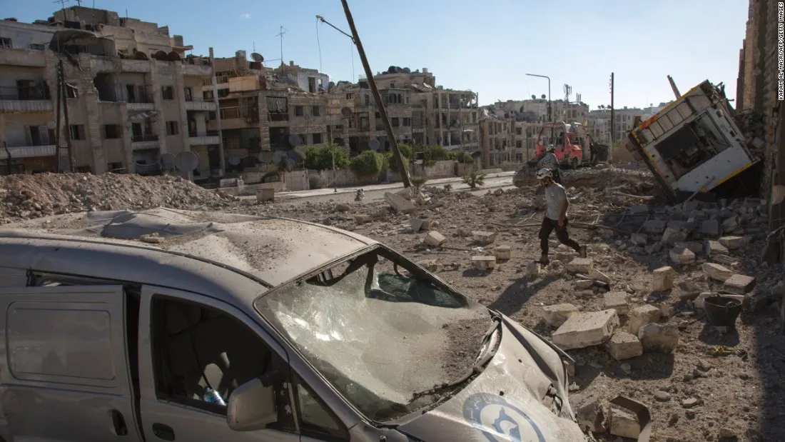 Syria presses Aleppo advance, tells rebels to leave