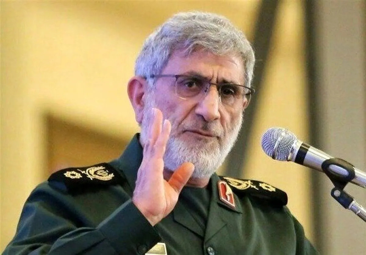 فوری / سردار قاآنی یک پیام جدید منتشر کرد
