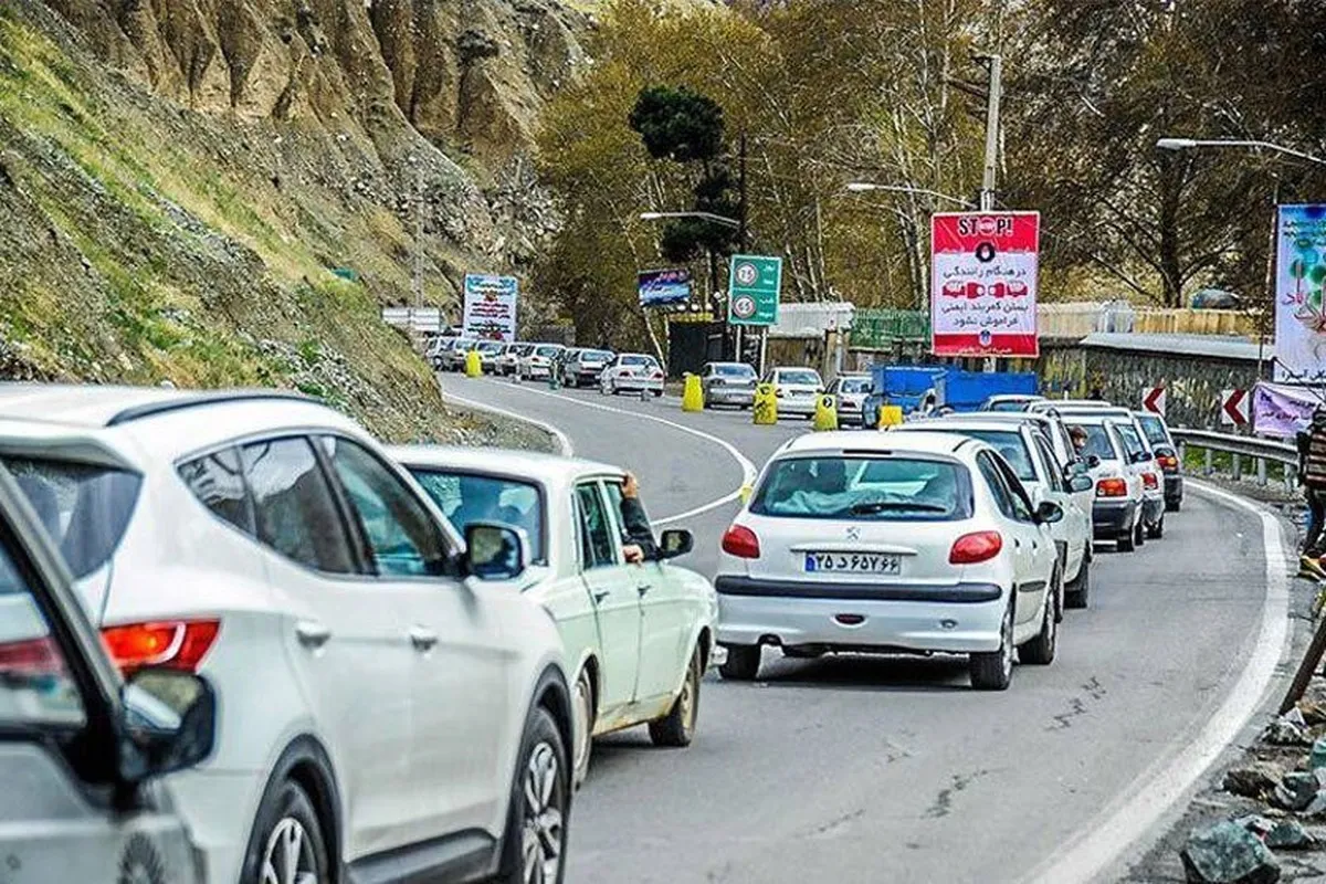 جاده چالوس و آزادراه تهران – شمال یک‌طرفه شد