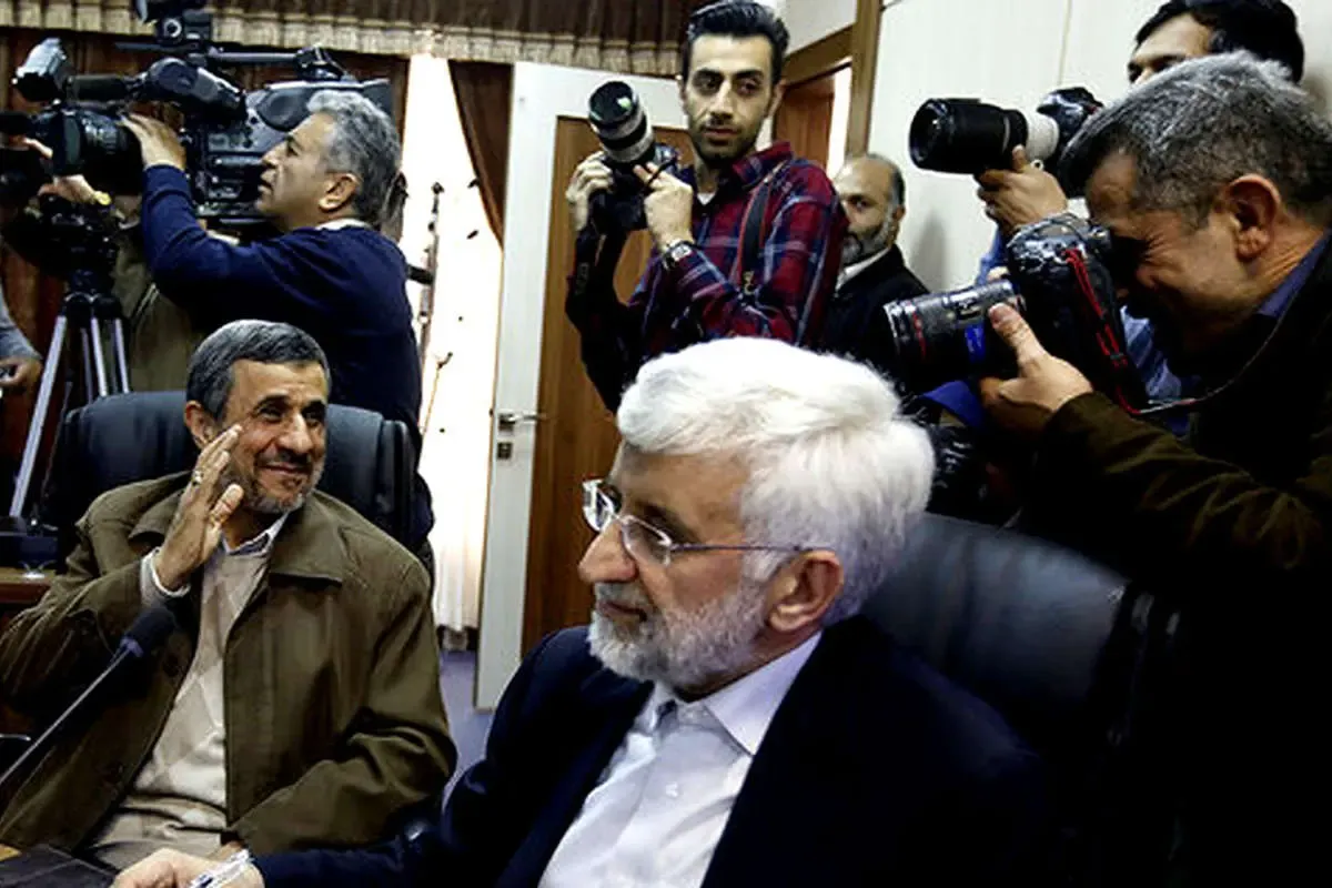 محمود احمدی نژاد و سعید جلیلی