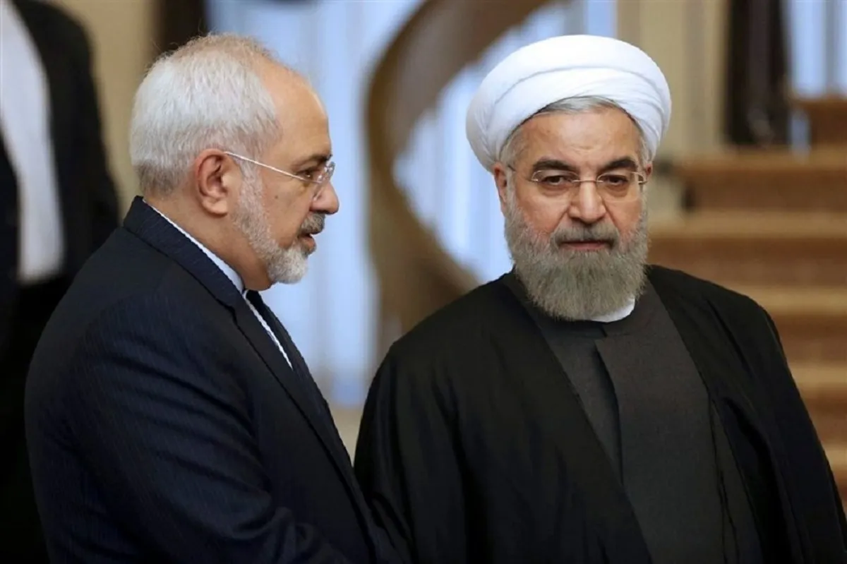تصاویری خاص از همایش محاکمه ظریف و حسن روحانی