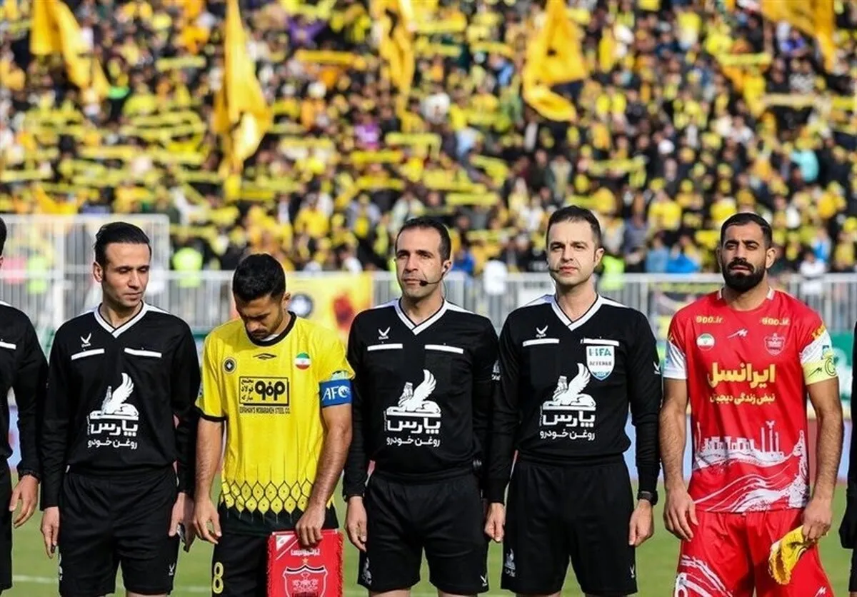 داور دیدار پرسپولیس و سپاهان مشخص شد