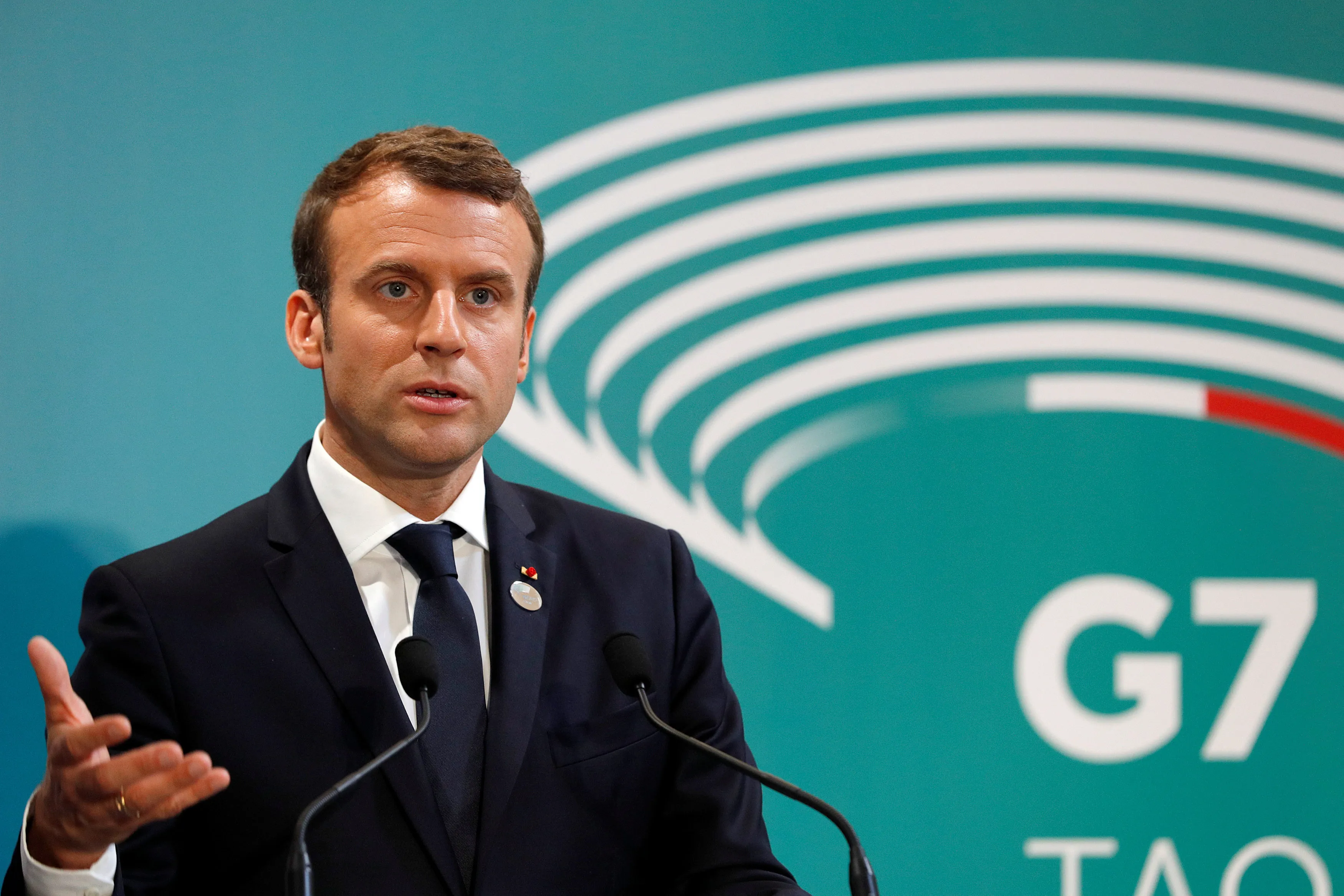 New French president promises tough talk at first Putin meeting